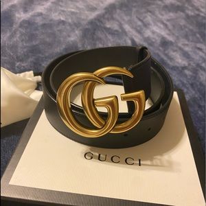 Black Gucci Belt